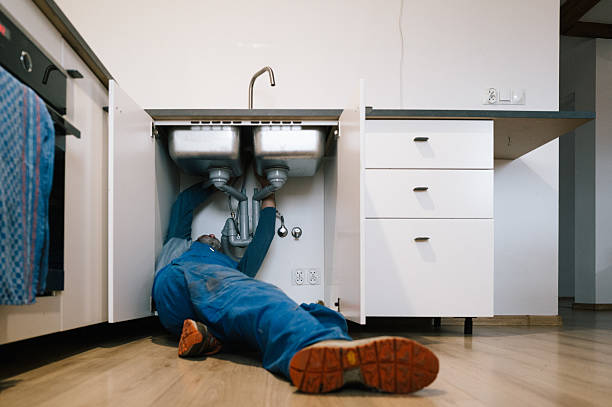 Professional Drain Cleaning technician working in North Canton, OH